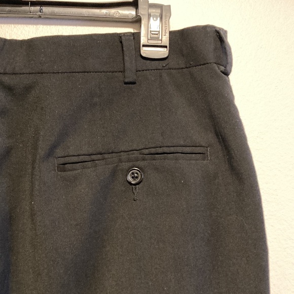 JF J.Ferrar Dress Pants, Straight Leg Black Business Slacks, 36 Waist, 34 Length - Picture 4 of 6